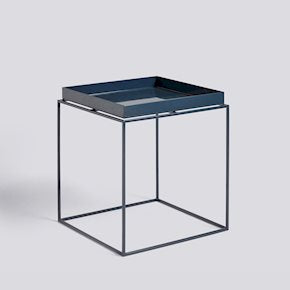 Tray Table Side Table - Str. M
 
 - Farve: Deep Blue High Gloss