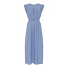 Frau Stockholm Kjole - Medium Blue Stripe