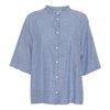 Frau Abu Dhabi Skjorte - Medium Blue Stripe