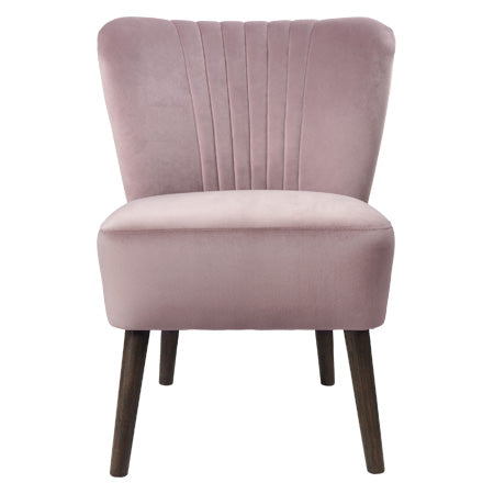 Chair Copenhagen Lounge Velvet - Farve: Old Rose