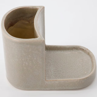 Meraki Datura Børste- og Sæbeholder - Shellish Grey - Lille
