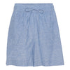 Frau Sydney Shorts m. Snøre - Medium Blue Stripe