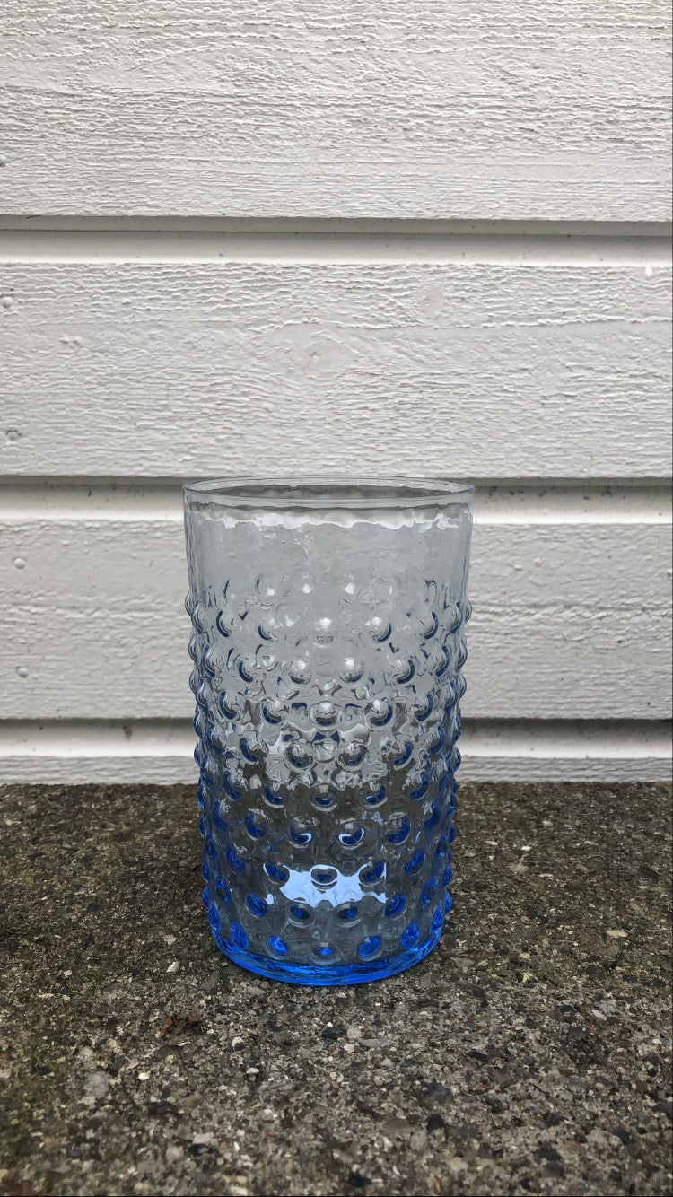 Pindsvin glas - Str.: 11*6 cm - Farve: Light Blue