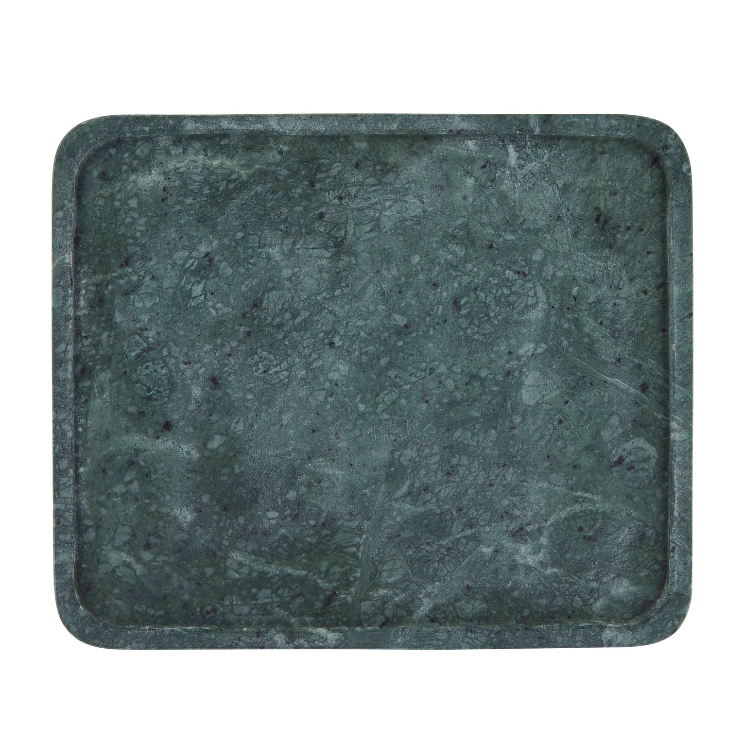 Marmor Bakke firkantet - Farve: Grøn - L30,5 x W25,5 cm