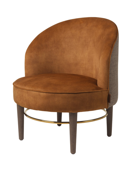 Club Lounge chair - Farve: Brick, Cashmere, Army, Cumin