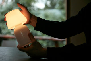 HAY Apollo Portable lampe i Opal Glas