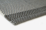 Gulvløber i Bomuld - Design Aspegren - Farve: Herringbone Graymix - Flere størrelser