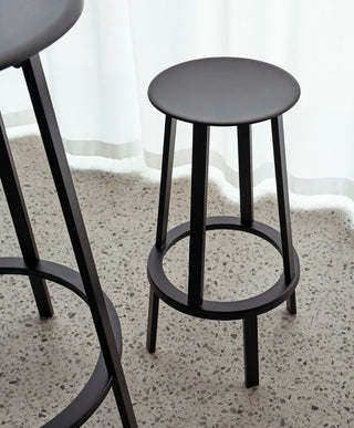 Revolver Bar stol Low - Farve: Sky Grey
