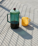 HAY French press brewer - 1 liter - Farve: Aqua/mint og Clear/gul