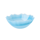 rice alabaster glas skål - sky blue