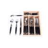 24 stk. Laguiole bestik i knivkasse
 - Black
