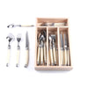 24 stk. Laguiole bestik i knivkasse
 - Ivory