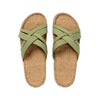 Shangies Sandaler - Women#1 - Green Leaves
