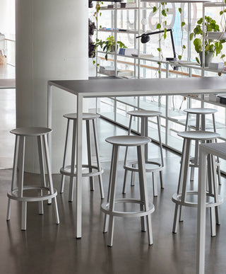 Revolver Bar stol Low - Farve: Sky Grey