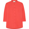Frau Seoul Kort Skjorte - Hot Coral