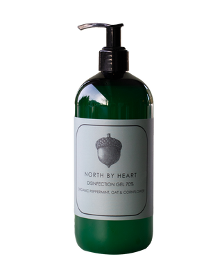 North By Heart Økologisk Håndsprit Gel - 500 ml pebermynte