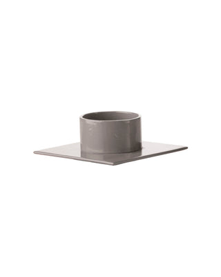 The Square - 7 cm - Lysestager - Farve: Grå