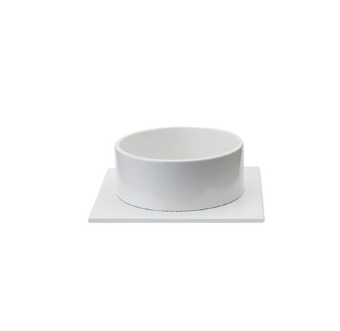 The Square - 6 cm - Lysestager fra Kunst Industrien - Farve: Hvid