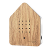 Zwitscher box med fuglekvidder - Eg Front