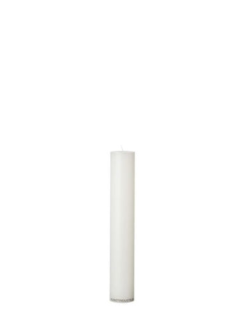 Kunstindustrien Voksalterlys - 5x30 cm - Farve Hvid