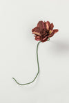 Papir blomster - Farve: Bordeaux - Str. Ø10*H 43 cm