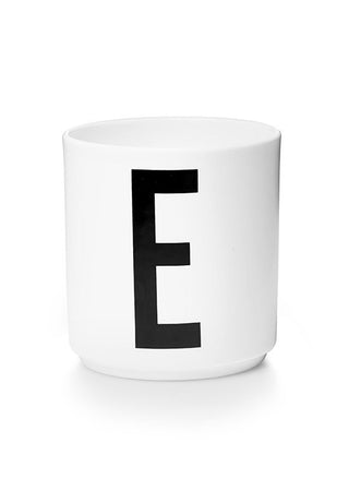 Personlig Melaminskop Hvid (A-Z)