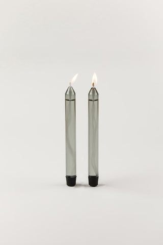 GLASS CANDLES, OIL CANDLES - Farve: Smoke
