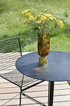 Terrazzo Table - Str. Ø70 X H74 cm - Farve: Grey Terrazzo & Anthracite