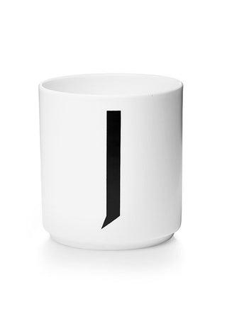Personlig Melaminskop Hvid (A-Z)