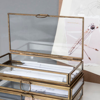 Opbevaringsboks Farve : Messing