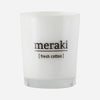 Meraki Scented Candle - Fresh Cotton