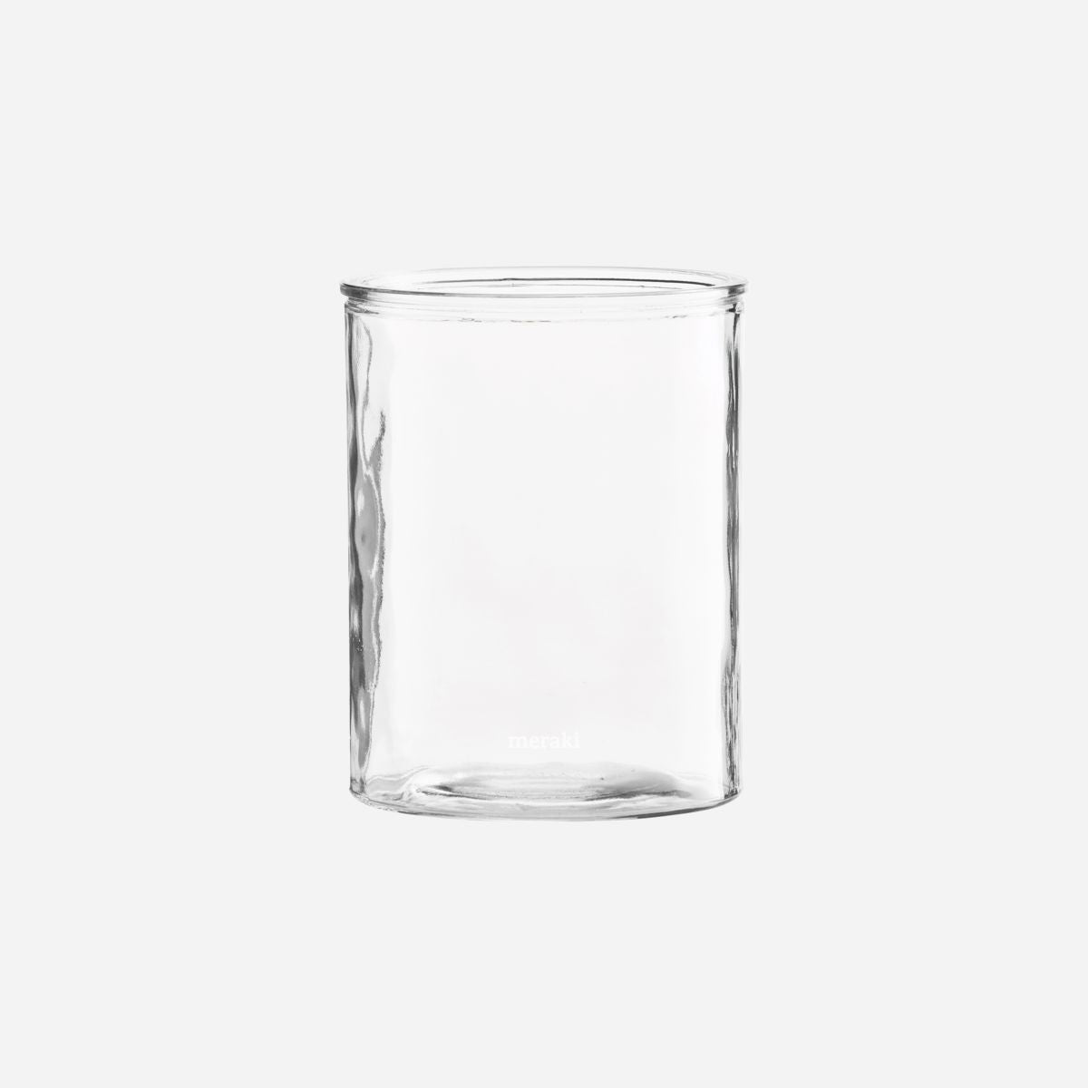 Vase i Klar glas - Str: H15*D12,5 cm
