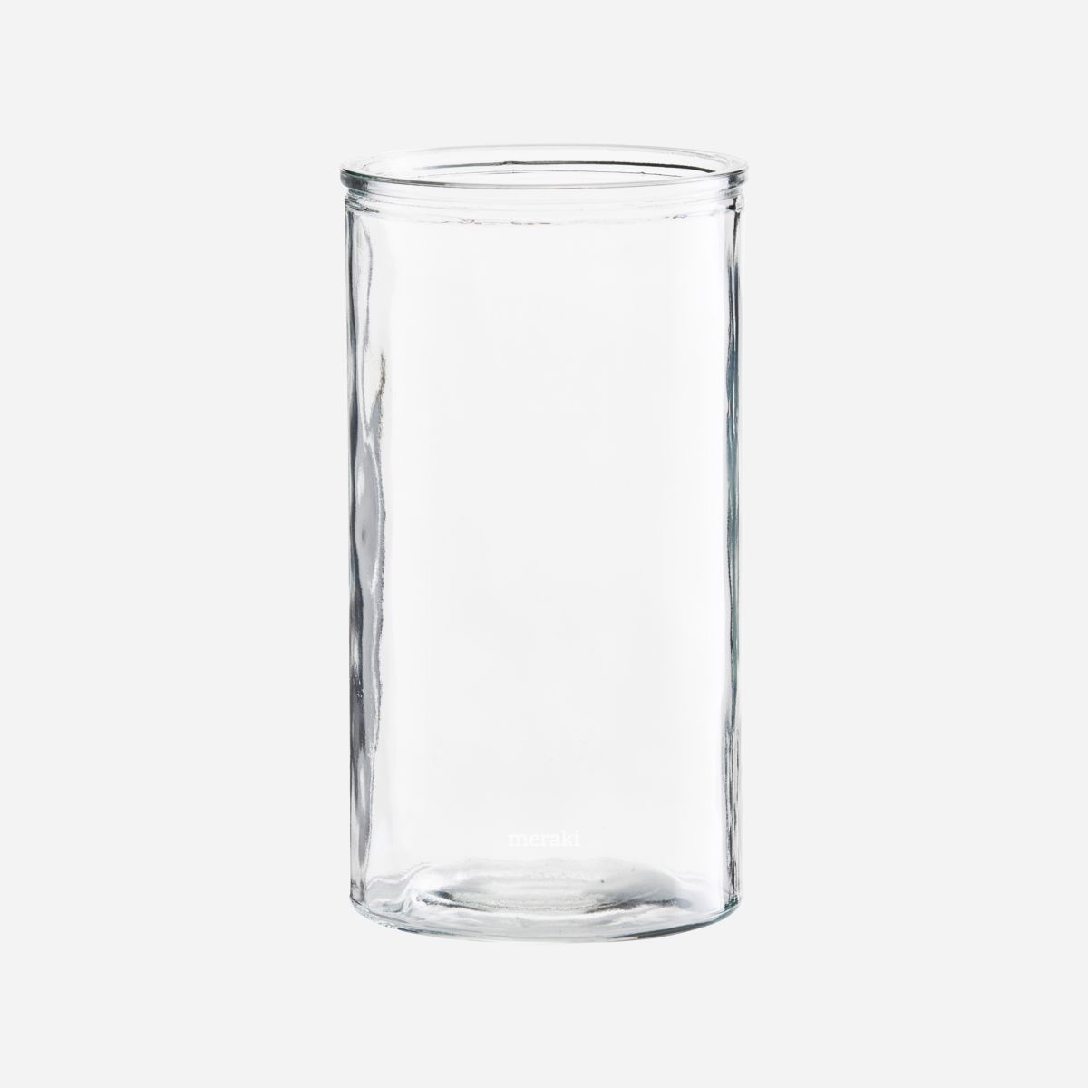 Vase i Klar glas - Str: H24*D13 cm