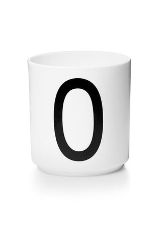 Personlig porcelænskop i Fine Bone China (A-Z)