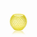 Glasvase Ø 18 - Farve: citron gul