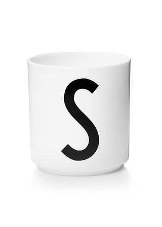 Personlig Melaminskop Hvid (A-Z)