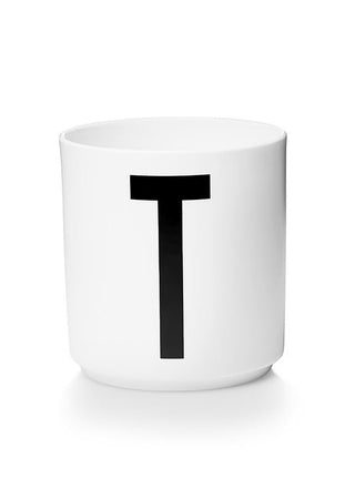 Personlig porcelænskop i Fine Bone China (A-Z)