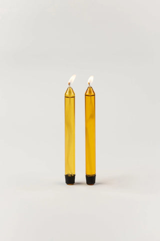 GLASS CANDLES, OIL CANDLES - Farve: gul